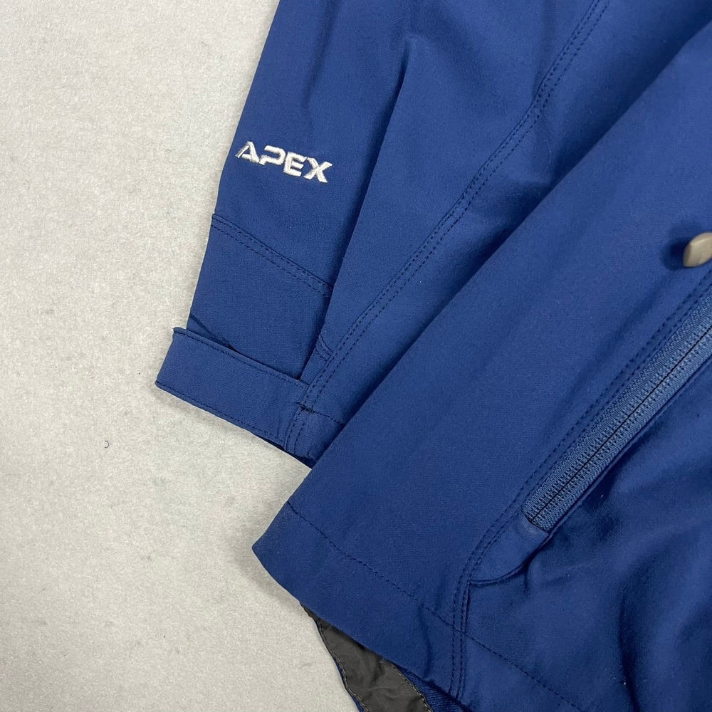The North Face Jacket Mens L Blue Flight Series Apex Zip Softshell Windbreaker - Picture 4 of 7